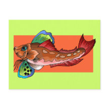 Tropiska fiskar 1 Populär Coola Retro-fisk