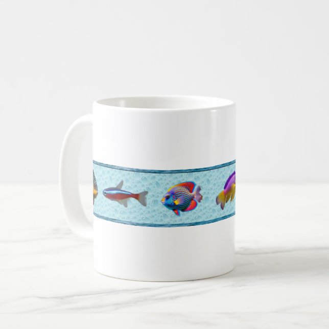 Tropiska fiskar (Bridget Collection) Mugg (Framsida vänster)