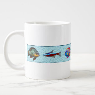 Tropiska fiskar (Broar-samlingen) Jumbo Mugg