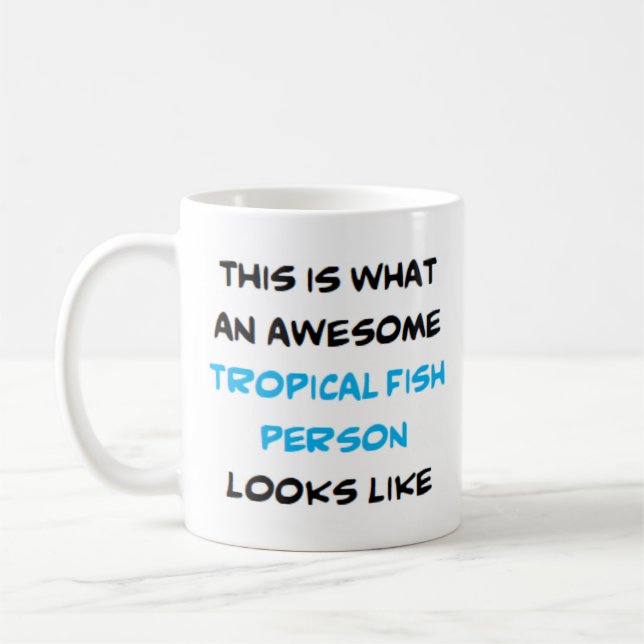 tropiska fiskar, fantastisk Mugg (Vänster)