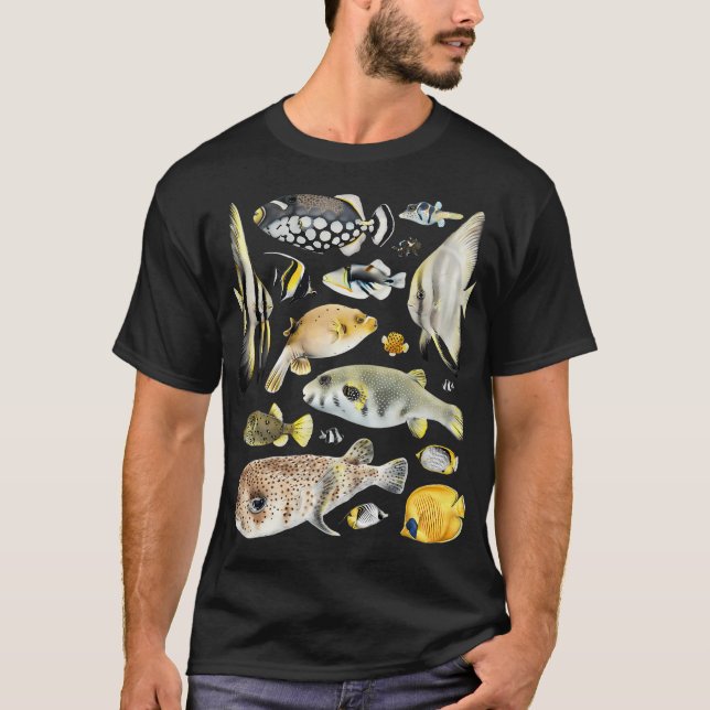 Tropiska fiskar från Indiska oceanen T Shirt (Framsida)