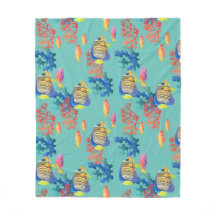 Tropiska fiskar och korall