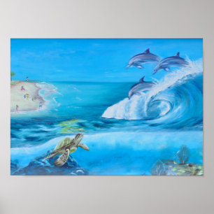 Tropiska fiskar poster