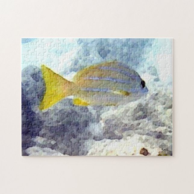 Tropiska fiskar pussel (Horisontell)