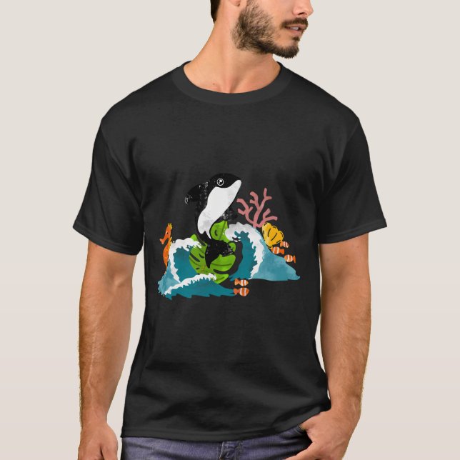 Tropiska fiskar t shirt (Framsida)