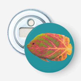 Tropiska fisken aspen Löv 1 Flasköppnare