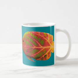 Tropiska fisken aspen Löv 1 Kaffemugg