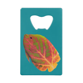 Tropiska fisken aspen Löv 1 Kreditkort Flasköppnare