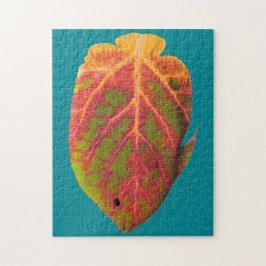 Tropiska fisken aspen Löv 1 Pussel