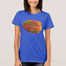 Tropiska fisken aspen Löv 1 Tee Shirt