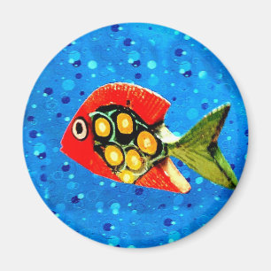 Tropiska fisknät magnet