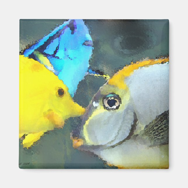 Tropiska fisknät magnet (Framsidan)