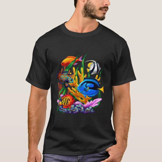 Tropiska fisktröja t shirt (Framsida)