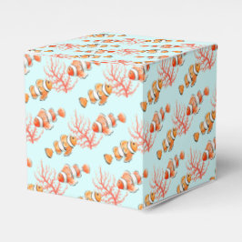 tropiska fiskvattenfärger med mönster presentaskar