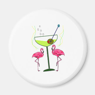 Tropiska Flamingo Art-gåvor Magnet