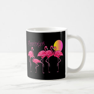 Tropiska Flamingokonstgåvor Kaffemugg