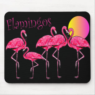 Tropiska Flamingokonstgåvor Musmatta