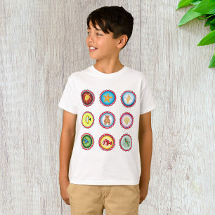 Tropiska Flaska Caps Design Ocean och Wildlife T Shirt