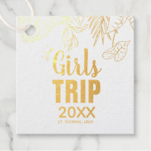 Tropiska flickor Resa med Krona, År och Namn