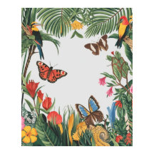 Tropiska Floran och faunan i Hispanic-landskapen