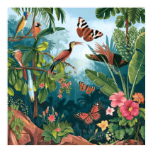 Tropiska Floran och faunan i Hispanic-landskapen