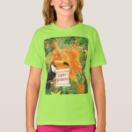 Tropiska födelsedag av Natasha Us T Shirt