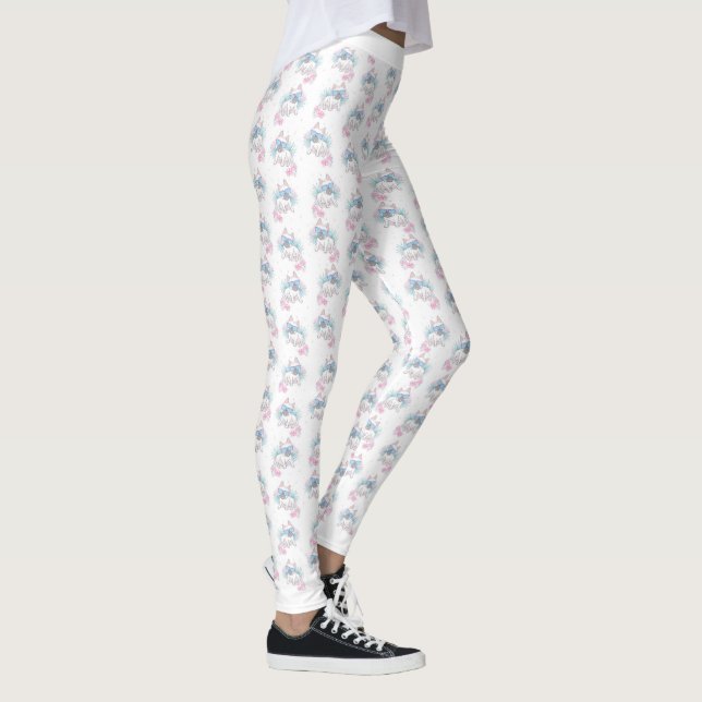 Tropiska foderpressar leggings (Höger)