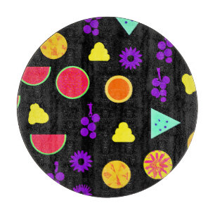 Tropiska Fruit Neon Paradise Mönster