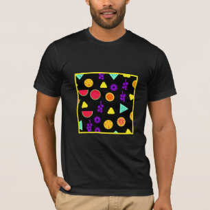 Tropiska Fruit Neon Paradise Mönster T Shirt