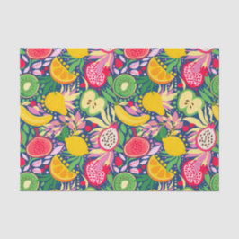 Tropiska Fruit Watercolor, sommaren Mönster