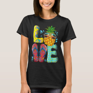 Tropiska frukter av kärlek sommar Flinflip flops T Shirt