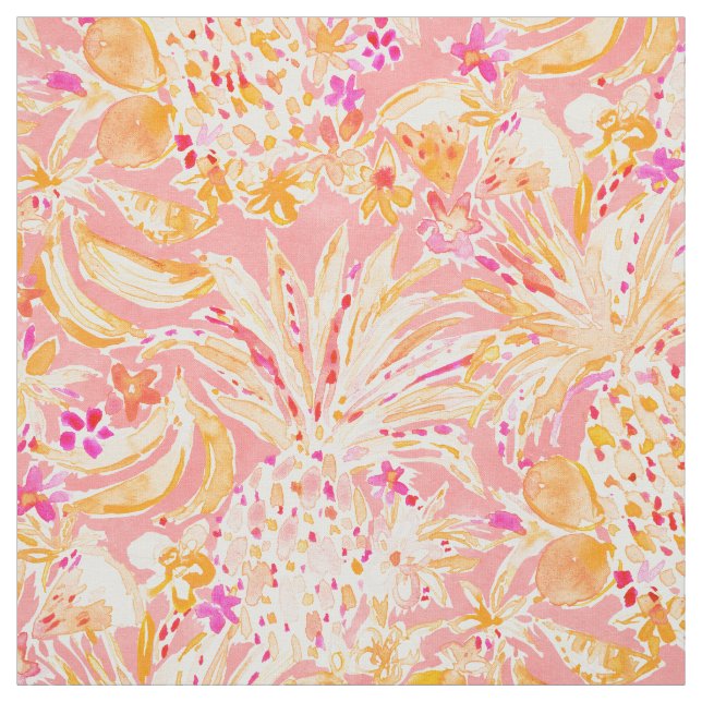 Tropiska frukter för FRUKTFÖRMÖGENHET Tyg (Provkarta)