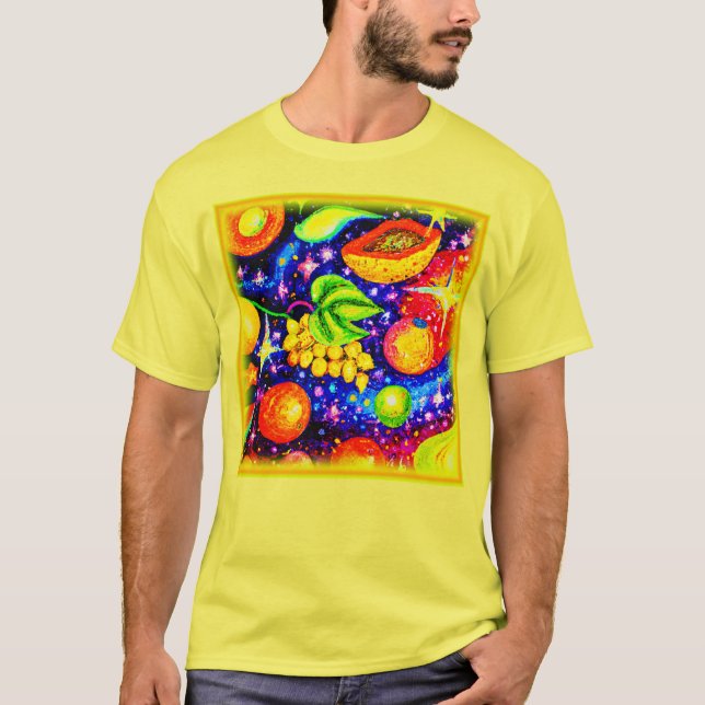 Tropiska frukter i Himlar. Köp nu T Shirt (Framsida)