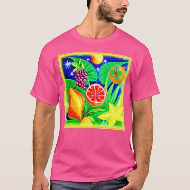 Tropiska frukter i Himlar. Köp nu T Shirt (Framsida)