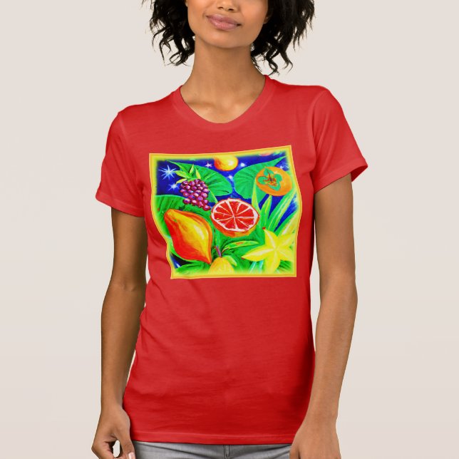 Tropiska frukter i Himlar. Köp nu T Shirt (Framsida)