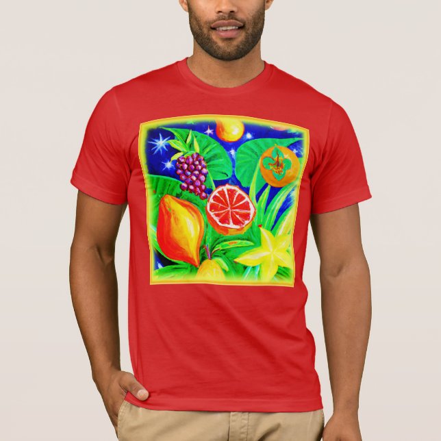 Tropiska frukter i Himlar. Köp nu T Shirt (Framsida)