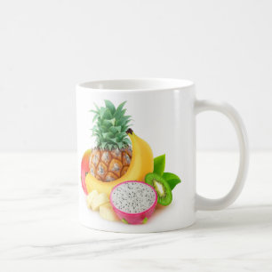 Tropiska frukter kaffemugg