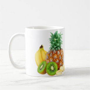 Tropiska frukter kaffemugg