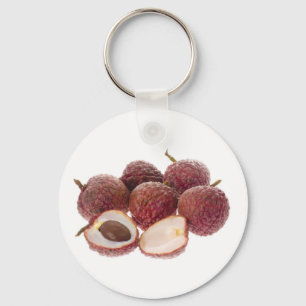 Tropiska frukter - Lychees Nyckelring
