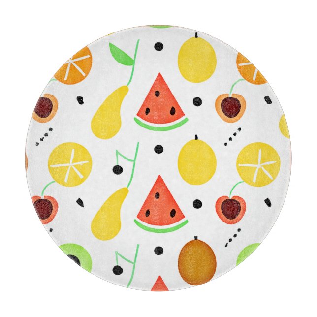 Tropiska frukter Mönsterdesign (Framsidan)