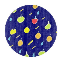 Tropiska frukter Neon Färg Mönster