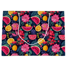 Tropiska frukter och blommor