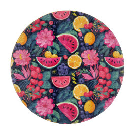 Tropiska frukter och blommor