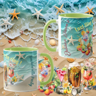 Tropiska Frukter Sjungmöfest Strandcocktails Mugg