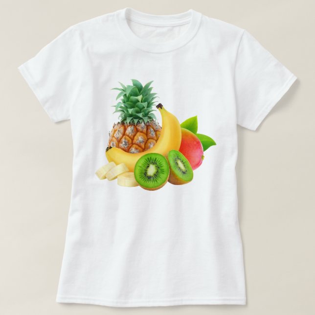 Tropiska frukter tee (Design framsida)