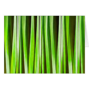 Tropiska gröna Riverweed Hälsningskort