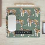 Tropiska Gröntens vattenfärgsfiskare Mönster med N Musmatta<br><div class="desc">"Indulge i naturens vild elegans med vår tropiska Grönt Watercolor Tigers Mönster. Varje objekt med denna fängslande design är inkapslat djungelns pulserande anda och blandar lush grey med tigrarnas stora närvaro. Oavsett om vi håller fast vid dina vardagsbehov eller förbättrar din hemskår, erbjuder vår samling en harmonisk fusion av stil...</div>