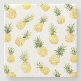 Tropiska gula ananas stenunderlägg