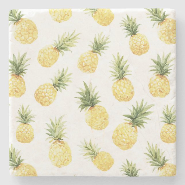 Tropiska gula ananas stenunderlägg (Framsidan)