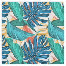 Tropiska handflatan löv grönt mönster